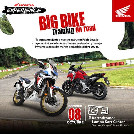 Big Bike Training On Road - Kartodromo Lampa
