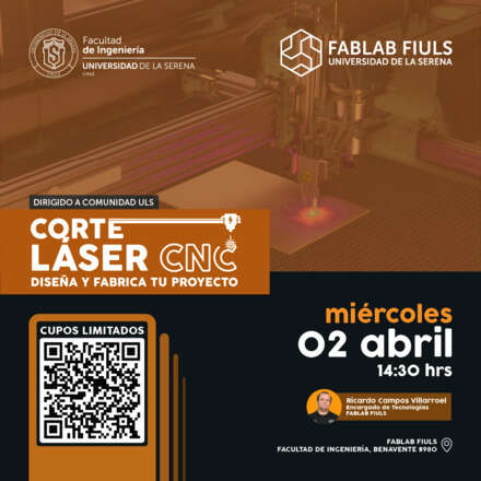 Taller Corte Laser CNC para Comunidad ULS - 02 Abr 25