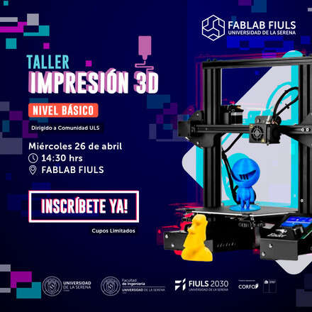 Taller de Impresión 3D nivel básico para Comunidad ULS