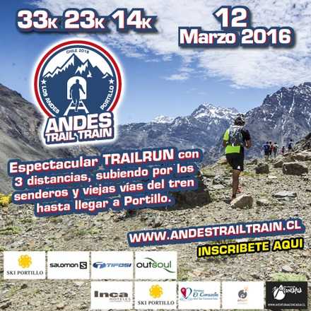 Andes Trail Train - Marzo 12 - Pago Internacional