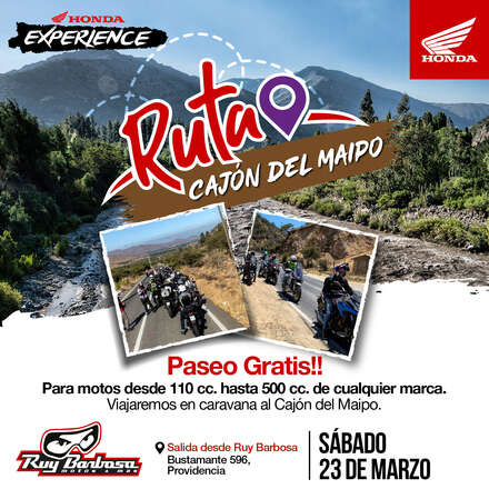 Honda Adventure Cajón del Maipo