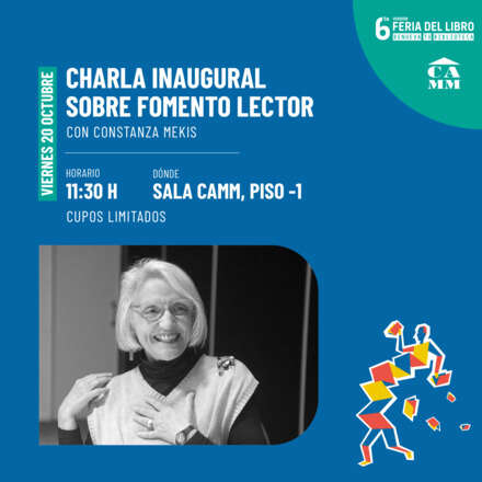 CHARLA INAUGURAL SOBRE FOMENTO LECTOR con Constanza Mekis 
