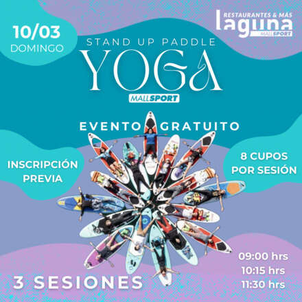 Stand up Paddle Yoga Laguna Mall Sport